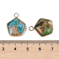 Кулоны из натуральной императорской яшмы&nbsp;KK-R214-04KCG