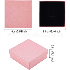 Картонные коробки ювелирных изделий&nbsp;LS-CBOX-WH0003-07