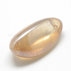 Гальванизировать природный кристалл кварца подвески&nbsp;G-S263-20B