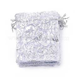 Розы из органзы мешки печатается&nbsp;OP-R021-10x12-03