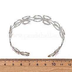 Браслеты-манжеты из нержавеющей стали 304&nbsp;LS-BJEW-B135-01A-P