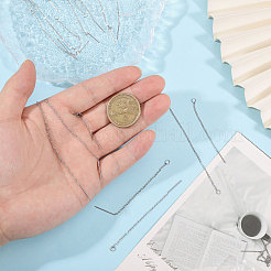 Фурнитура для сережек-гвоздиков из нержавеющей стали 304&nbsp;STAS-CA0002-42