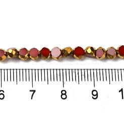 Стеклянные бусины с гальваническим покрытием &nbsp;EGLA-P061-01A-07