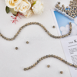 Естественно далматин яшмы камень шарик нити&nbsp;G-OC0001-54