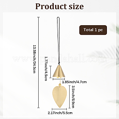 Латунные подвески-колокольчики&nbsp;HJEW-WH20816-010G-E