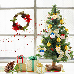 30 шт. 3-х цветные акриловые зеркальные подвески&nbsp;FIND-GA0003-15