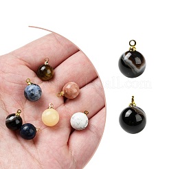 16 шт. 8 стиля подвески из натуральных драгоценных камней&nbsp;G-NB0002-30