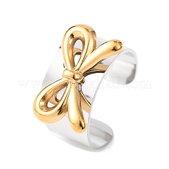 Открытые кольца манжеты из нержавеющей стали 304&nbsp;RJEW-H266-01GP-02