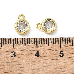 Латунь с подвесками из прозрачного кубического циркония&nbsp;KK-I476-12G