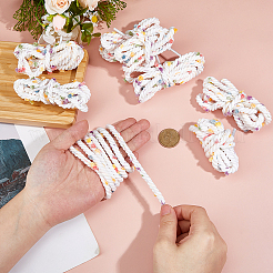 4 пара хлопковых шнурков в радужную точку&nbsp;FIND-FH0012-03B