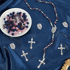 Наборы для самостоятельного изготовления четок из бусин&nbsp;DIY-SC0031-63