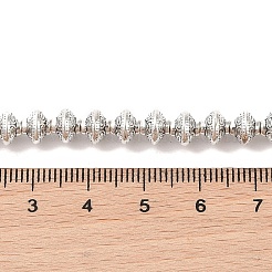 Тибетский стиль двойной конус сплава шарик нити&nbsp;TIBEB-O007-14-RS