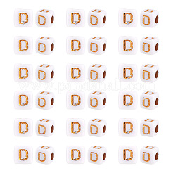 Непрозрачные акриловые бусины&nbsp;MACR-TAG0001-07D