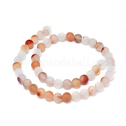 Природный агат бисер нитей&nbsp;G-D0005-20-8mm