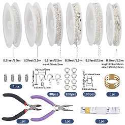 Наборы для самостоятельного изготовления цепочек из латуни&nbsp;DIY-SP0003-31S
