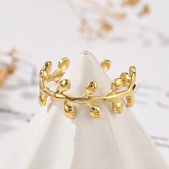 Открытые манжетные кольца из нержавеющей стали 304&nbsp;RJEW-R014-02G-04