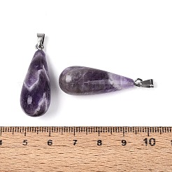 Подвески из натурального аметиста &nbsp;G-N360-08P-04