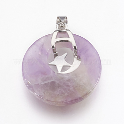 Природные и синтетические Gemstone подвески&nbsp;KK-F751-F