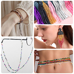 2500шт стеклянный бисер&nbsp;SEED-PA0001-06B