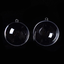 Открывающиеся прозрачные пластиковые подвески&nbsp;CON-K007-06G