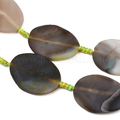 Натуральные полосатые агатовые бусы&nbsp;G-P605-L02-01A