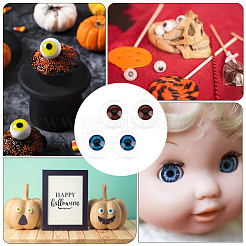 4 пара двухцветных акриловых кукольных глаз&nbsp;DOLL-BBC0001-01