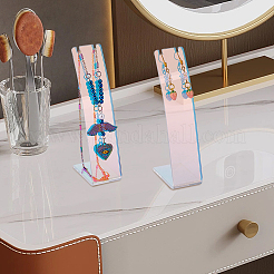 Акриловые висячие серьги с наклоном назад&nbsp;EDIS-WH0012-43