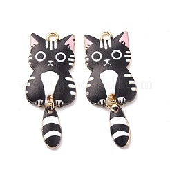 Подвески из светлого золота с покрытием из сплава и эмали&nbsp;X-ENAM-G210-01LG-06