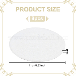 8 шт. круглая основа для шляпы-чародея из ткани ЭВА для магии шляп&nbsp;AJEW-BC0006-48B