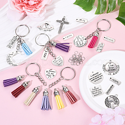 Наборы для изготовления брелоков из сплава своими руками&nbsp;DIY-YW0011-42