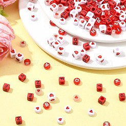 200 шт. акриловые бусины смешанного стиля и формы&nbsp;OACR-FS0001-68D