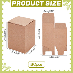 Прямоугольная коробка из крафт-картона&nbsp;CON-WH0107-13A