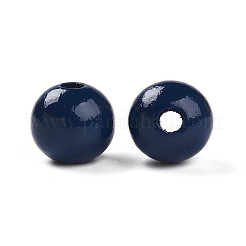 Расписные бусы из натурального дерева&nbsp;WOOD-A018-16mm-24