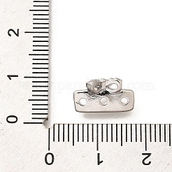 Латунные микропаве прозрачные кубические циркониевые распорки KK-C031-47P