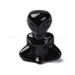 Натуральные обсидианные декорации&nbsp;DJEW-P019-E01