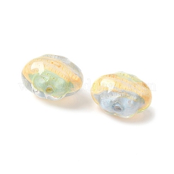 Двухцветные прозрачные акриловые бусины&nbsp;OACR-D304-01C