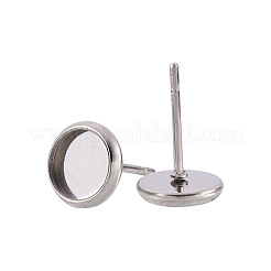 100 шт. фурнитура для сережек-гвоздиков из нержавеющей стали 304&nbsp;STAS-TAG0001-16