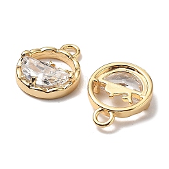 Латунные микро проложить кубического циркония подвески&nbsp;KK-A259-27G-01