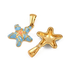 Подвески из нержавеющей стали 304 с эмалью&nbsp;STAS-P438-04G