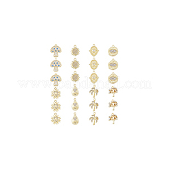 48 шт. 8 стиля подвески из сплава для стойки с покрытием&nbsp;FIND-DC0002-78