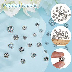 2 комплект колпачков для бусин из сплава в тибетском стиле&nbsp;FIND-SC0019-65AS