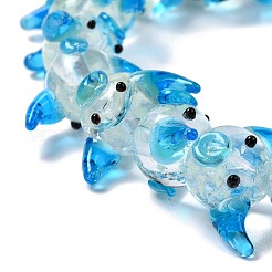 Бусы лэмпворк ручной работы LAMP-I022-08