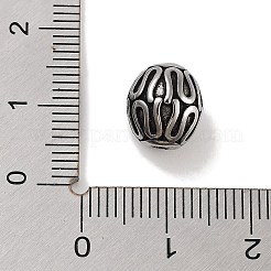 Ретро бусины из нержавеющей стали 304&nbsp;STAS-L274-017AS