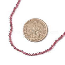 Ожерелья-лариаты из натуральных граненых бусин турмалина&nbsp;NJEW-JN05874