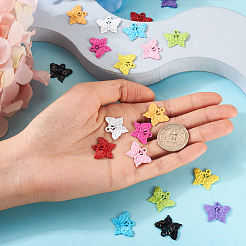 20 шт. 10-х цветные подвески из сплава&nbsp;FIND-TA0002-82