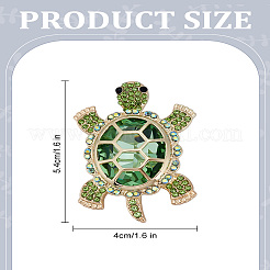 1 шт. броши из золотого сплава в виде черепахи&nbsp;JEWB-LP0004-10