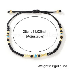 Браслеты из плетеных бусин из стекла и латуни&nbsp;XO9913-2