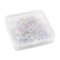 20 шт. 8 стиля стеклянных подвесок из платинового сплава&nbsp;FIND-FS0003-78