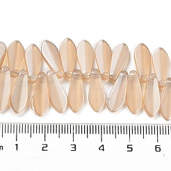 Стеклянные бусины с гальваническим покрытием &nbsp;EGLA-C005-01A-PL02