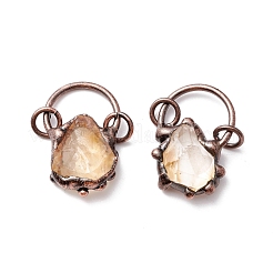 Природные подвески цитрин&nbsp;G-M383-26C